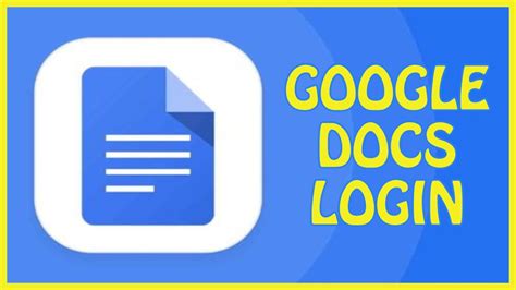 The Google Docs Login