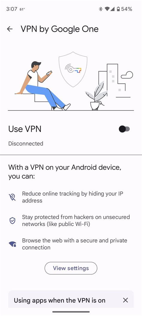 The Google One VPN