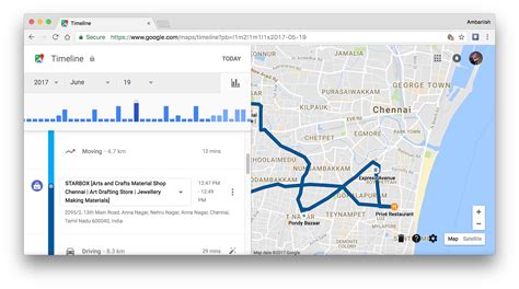 The Google Timeline/Maps History Approach