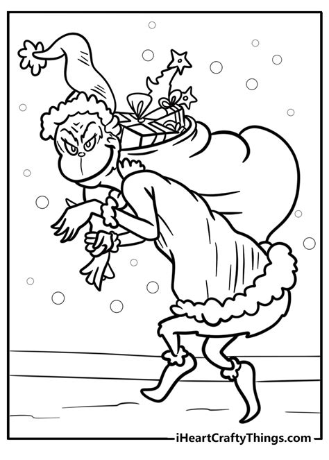 The Grinch Coloring Page