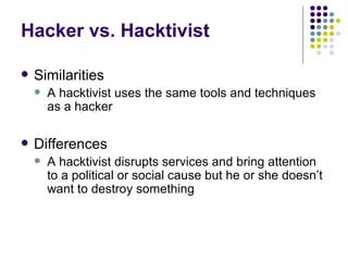 The Hacktivist Hacker: Using Pranks for Political and Social Commentary