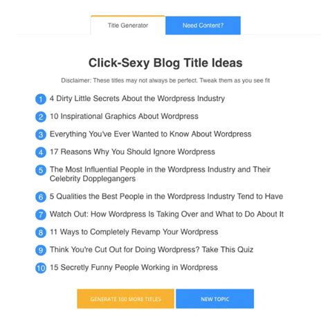 The Headline Database The Repository of Over 10,000 Winning Headlines