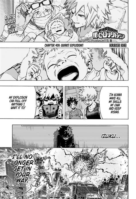 The Hero Academia Manga Chapter