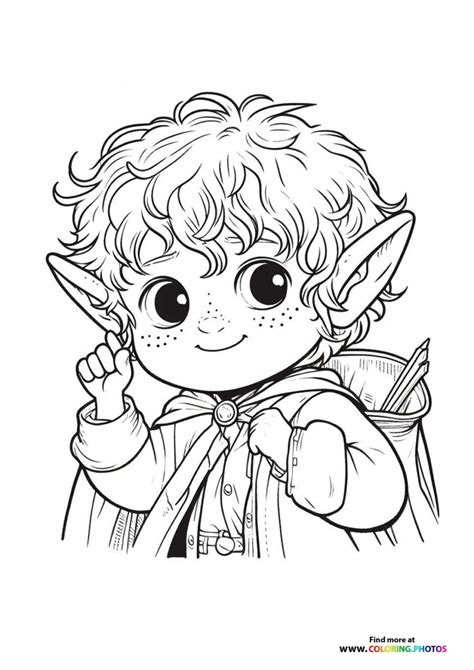 The Hobbit Coloring Pages