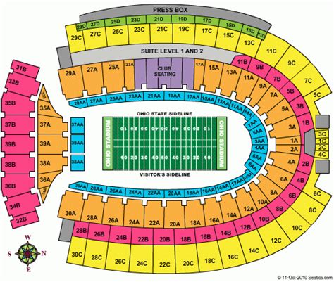 The Horseshoe Stadium Seating Chart