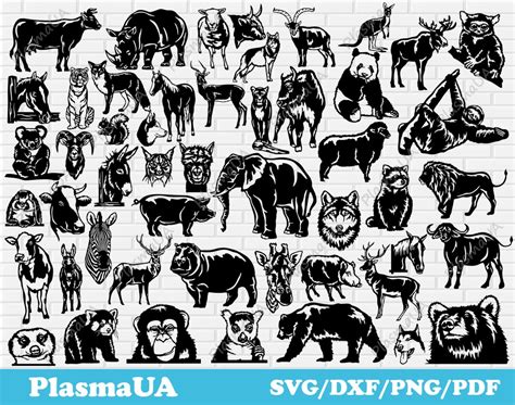 Download The Huge Animals Bundle Files DXF Files