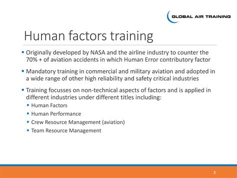 The Human Factor (Accidental Training)