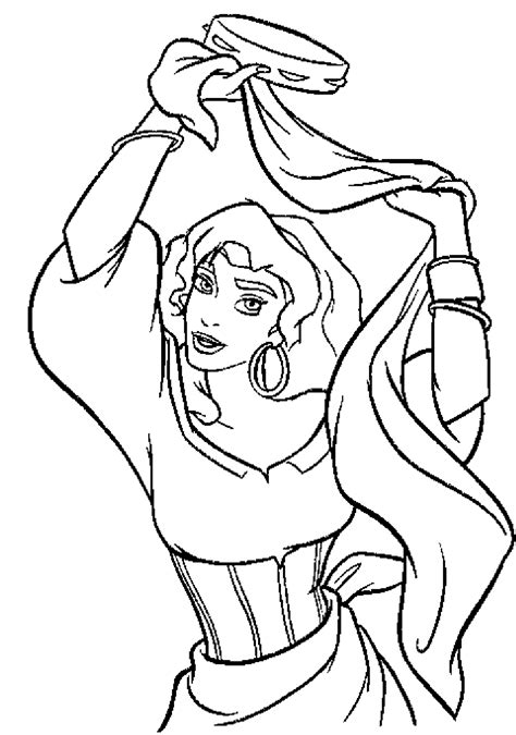 The Hunchback of Notre Dame coloring pages to download and print for free