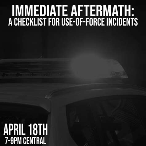 The Immediate Aftermath: What to Avoid