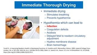 The Importance of Immediate Drying