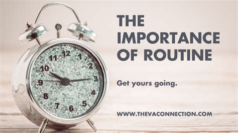 The Importance of Routine