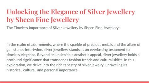 The Importance of Sheen