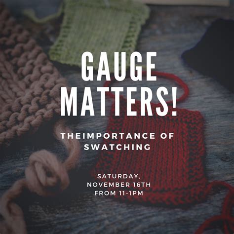 The Importance of Swatching