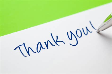 The Importance of Timely Thank You Notes