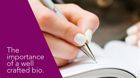 The Importance of a Well-Crafted Bio