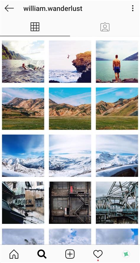 The Instagram Edit Grid option lets you drag-and-drop posts in any order you like