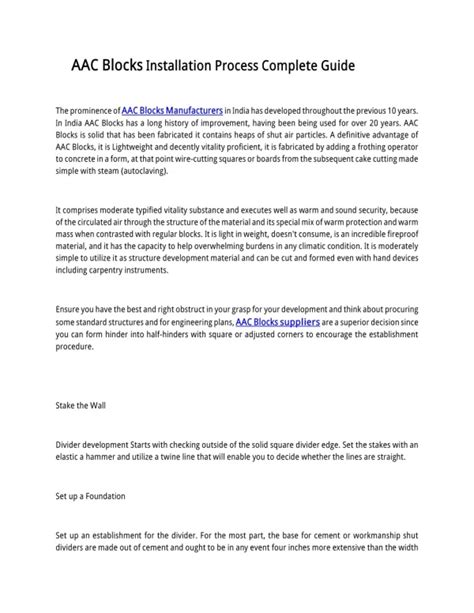 The Installation Process Made Simple