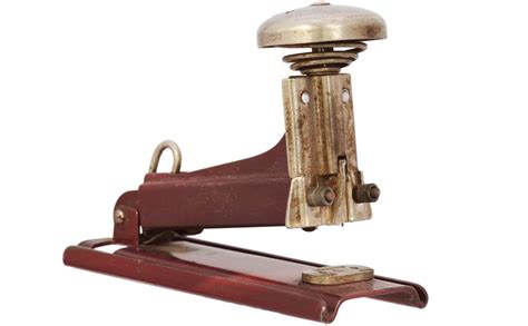 Image showing various historical staplers