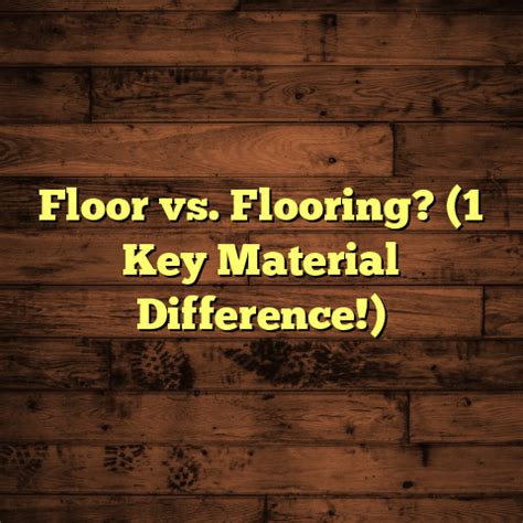 The Key Difference in Material