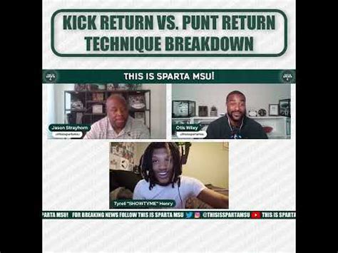 The Kick Return Technique The Science Behind the Run-Back