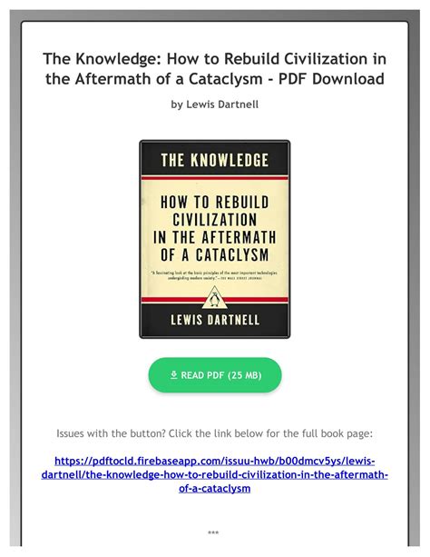 The Knowledge: How To Rebuild Civilization In The Aftermath Of A Cataclysm Highlights