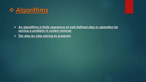 The Language of Algorithms