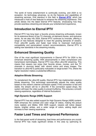 The Latest Advancements in Streaming Video Quality and Resolution