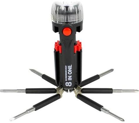 Global Gizmos 8 In 1 Screwdriver With Light Buy Online at QD Stores