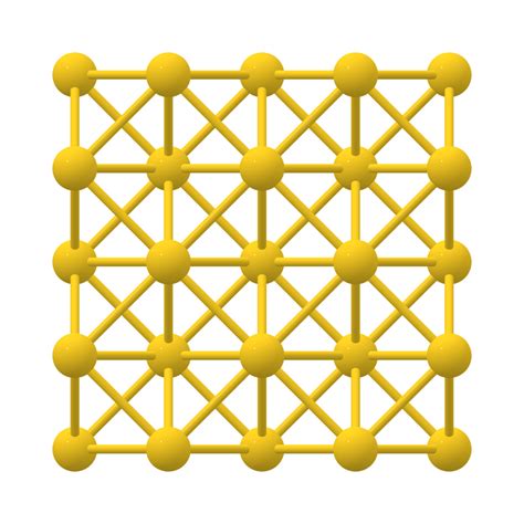 The Lattice Structure of Gold