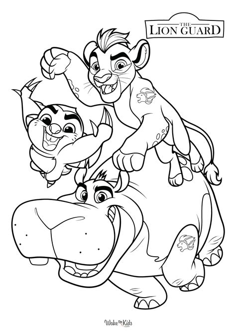 The Lion Guard Coloring Pages