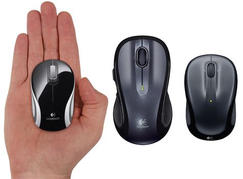 The Logitech Wireless mini-mouse