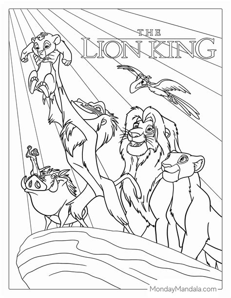 The Loin King Coloring Pages