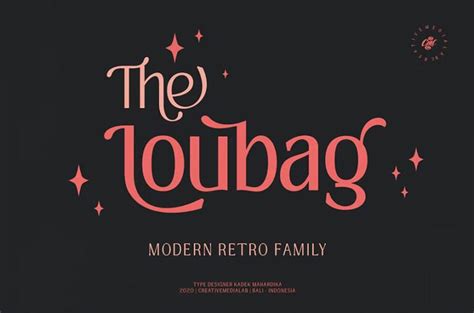 The Loubag Font - FreeDaFonts