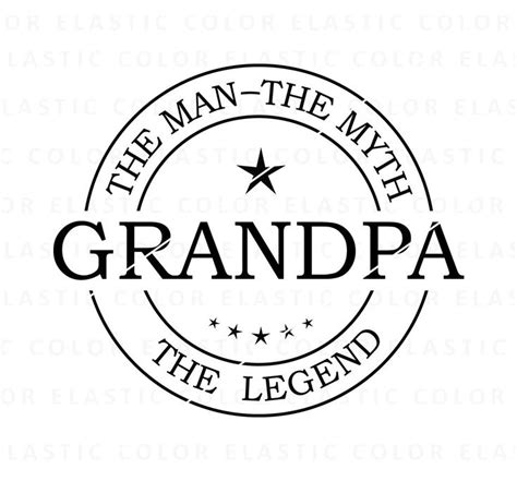 Download The Man the Myth the Legend, Grandpa... Files DXF Files