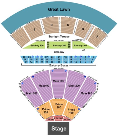 The Mann Seating Chart With Seat Numbers