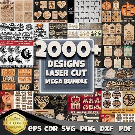 Download The Mega Bundle Creativefabrica DXF Files