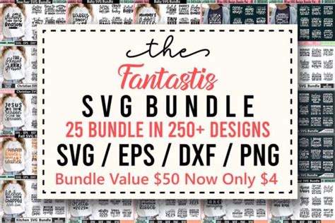 Download The Mega Bundle Design, 250 Designs Files For Crafts