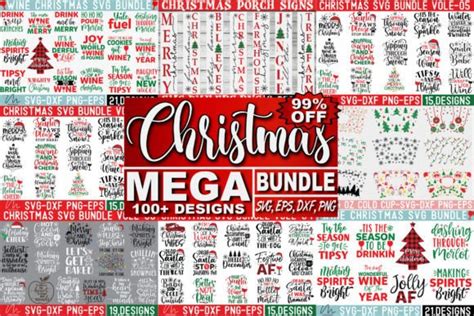 Download The Mega Christmas Bundle Files For Crafts