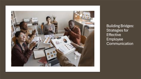 The Middle Ground of Communication Building Bridges for Effective Collaboration