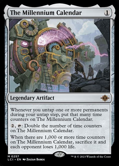 The Millennium Calendar Mtg Combo