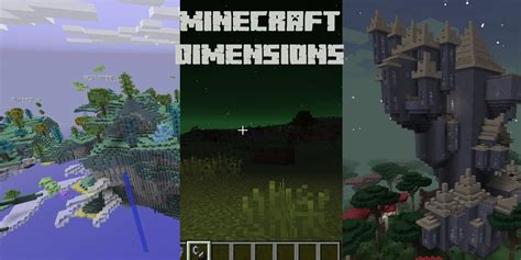 The Minecraft dimension