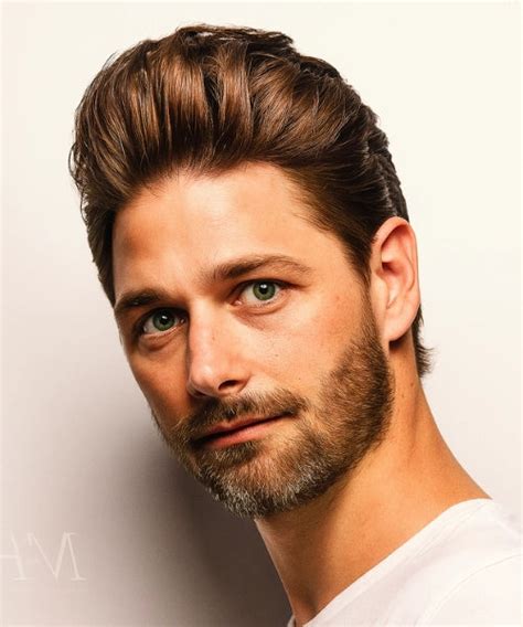 The Modern Pompadour High Volume Smooth Finish