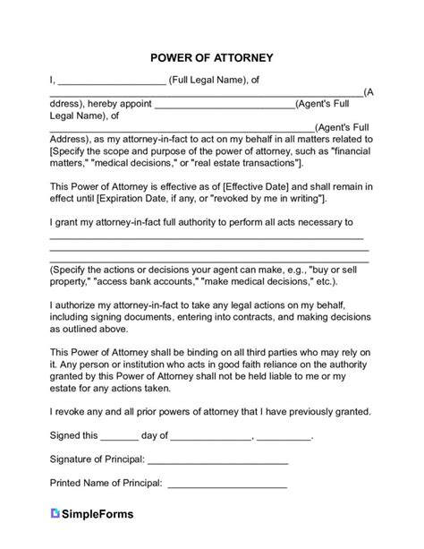 The Need for Power of Attorney