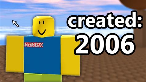 The OLDEST Roblox Game EVER MADE - YouTube