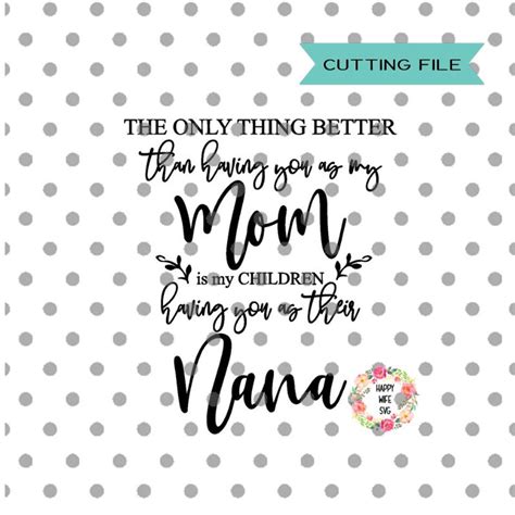 Download The Only Thing Better Than Having You... SVG File - SVG Design Cricut SVG For Crafts