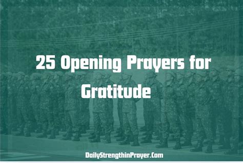 The Opening: Expressing Initial Gratitude