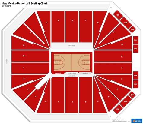 The Pit Seating Chart With Rows