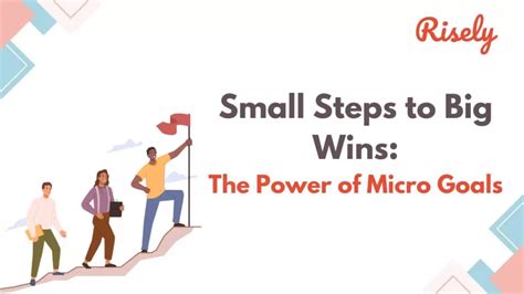 The Power of Micro-Goals