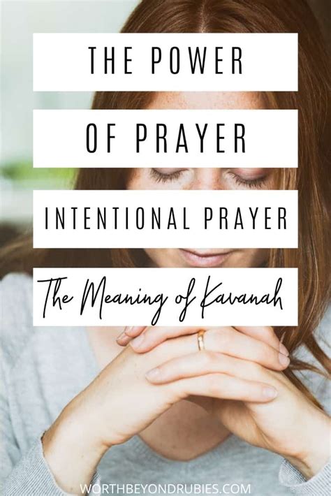 The Power of Prayer and Intention