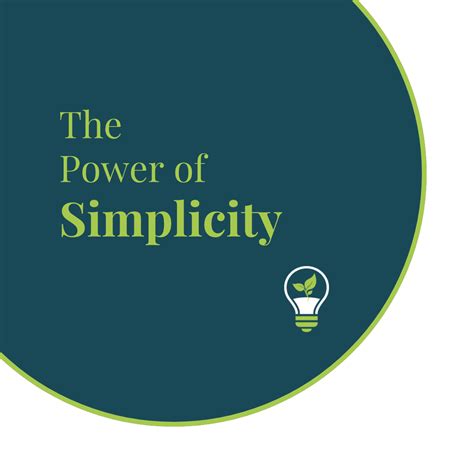 The Power of Simplicity